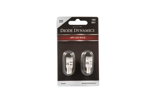 Diode Dynamics - DD0327P - 194 HP3 LED Warm White Short (pair)