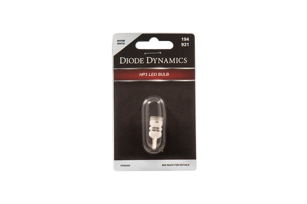 Diode Dynamics - DD0327S - 194 HP3 LED Warm White Short (single)