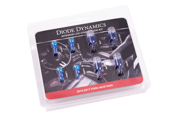 Diode Dynamics - DD0221 - 2015-2017 Mustang Interior Kit - Stage 1 (Blue)