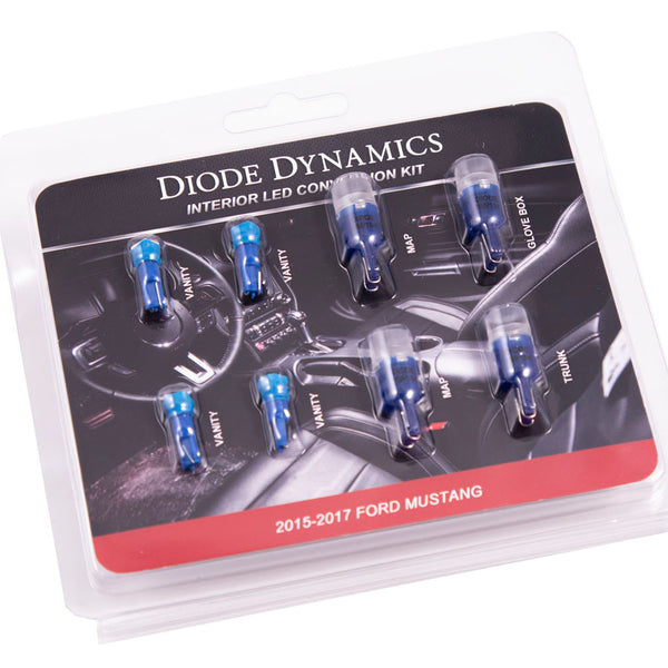 Diode Dynamics - DD0221 - 2015-2017 Mustang Interior Kit - Stage 1 (Blue)