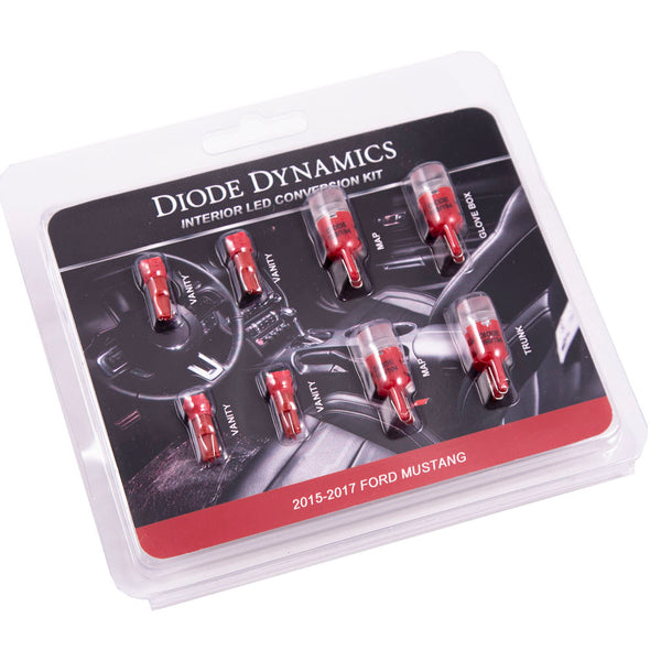 Diode Dynamics - DD0224 - 2015-2017 Mustang Interior Kit - Stage 2 (Red)