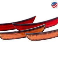 Diode Dynamics - LED Sidemarkers For 2015-2021 Dodge Charger Amber/Red (set)