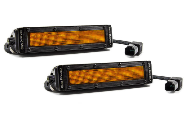 Diode Dynamics - DD6040P - SS6 Amber Flood Light Bar (pair)
