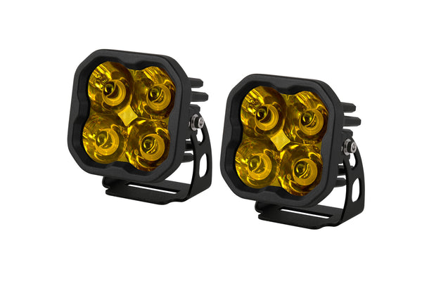Diode Dynamics - DD6135P - SS3 LED Pod Pro Yellow Spot Standard (pair)