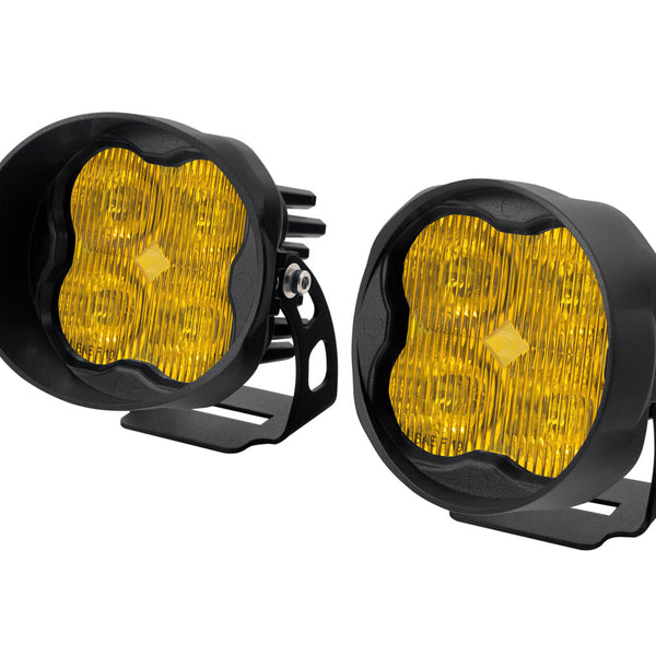Diode Dynamics - DD6173P - SS3 LED Pod Pro Yellow SAE Fog Angled (pair)
