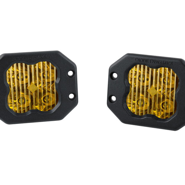 Diode Dynamics - DD6204P - SS3 LED Pod Sport Yellow Driving Flush (pair)