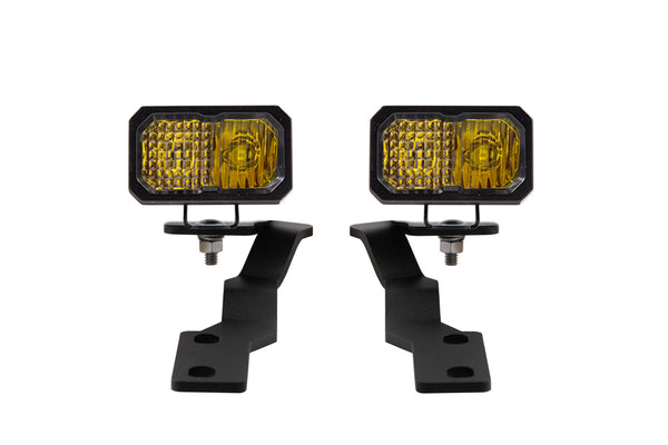 SSC2 LED Ditch Light Kit For 16-21 Toyota Tacoma Pro Yellow Combo