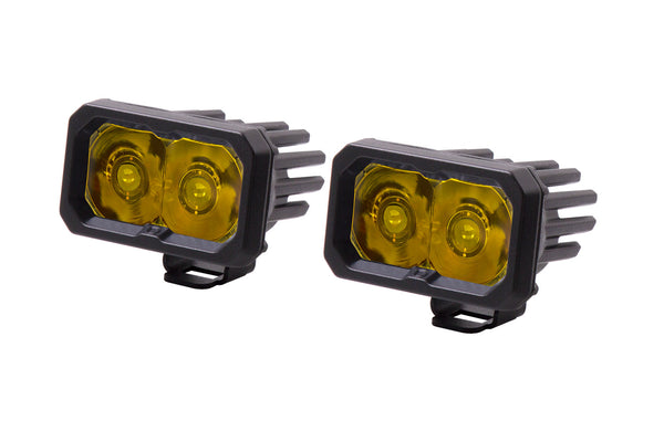 Diode Dynamics - SSC2 Sport Yellow Spot Standard ABL (pair)