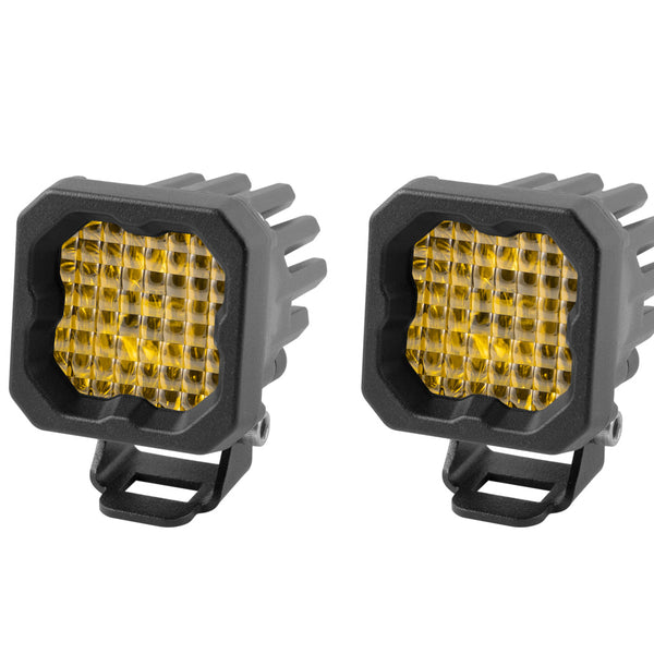 Diode Dynamics - Stage Series C1 LED Pod Pro Yellow Wide Standard ABL (pair)