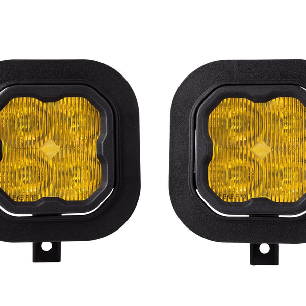 Diode Dynamics - SS3 Type SD LED Fog Light Kit Pro Yellow SAE Fog