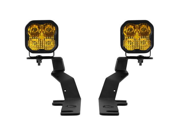 SS3 LED Ditch Light Kit For 2015-2020 F-150/Raptor Pro Yellow Combo