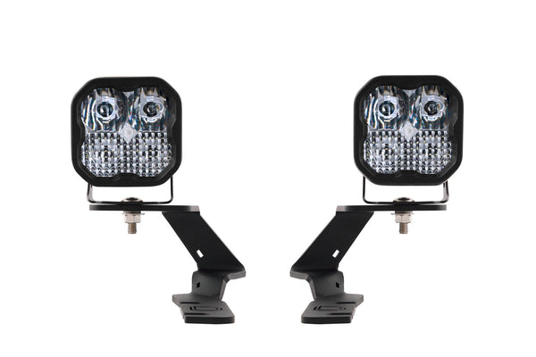 SS3 LED Ditch Light Kit For 2019-2021 Ford Ranger Sport White Combo