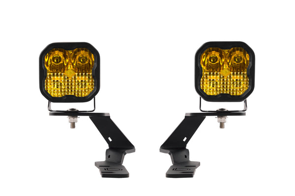 SS3 LED Ditch Light Kit For 2019-2021 Ford Ranger Sport Yellow Combo