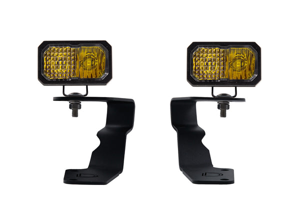SSC2 LED Ditch Light Kit For 15-21 Subaru WRX/STi Pro Yellow Combo