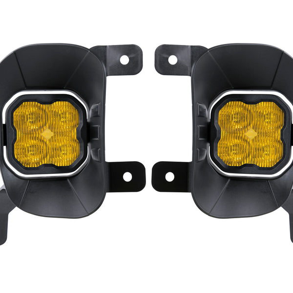Diode Dynamics - SS3 Ram Vertical LED Fog Light Kit Pro Yellow SAE Fog