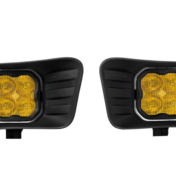 Diode Dynamics - SS3 Ram Horizontal LED Fog Light Kit Sport Yellow SAE Fog