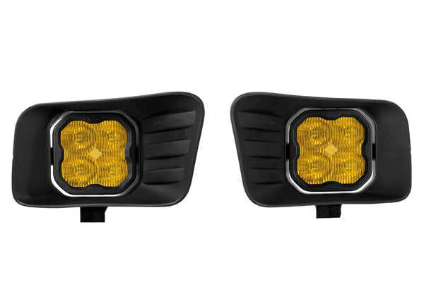 Diode Dynamics - SS3 Ram Horizontal LED Fog Light Kit Pro Yellow SAE Fog