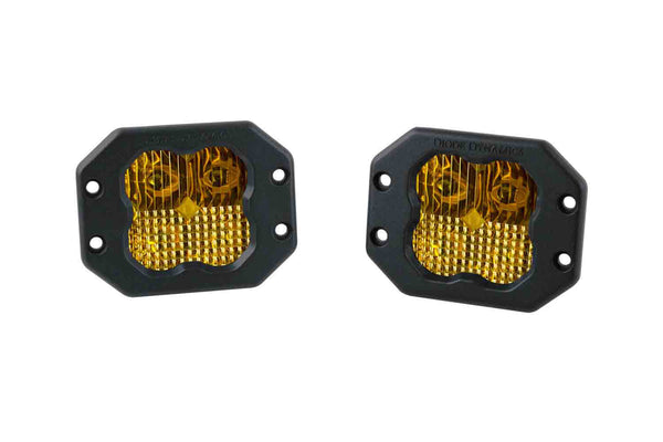 Diode Dynamcs - SS3 LED Pod Pro Yellow Combo Flush (pair)
