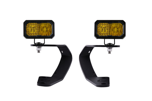 SSC2 LED Ditch Light Kit For 2010-2021 Toyota 4Runner Sport Yellow Combo