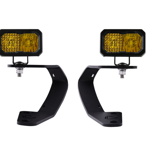 SSC2 LED Ditch Light Kit For 2010-2021 Toyota 4Runner Pro Yellow Combo