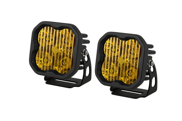 Diode Dynamics - DD6124P - SS3 LED Pod Sport Yellow Driving Standard (pair)