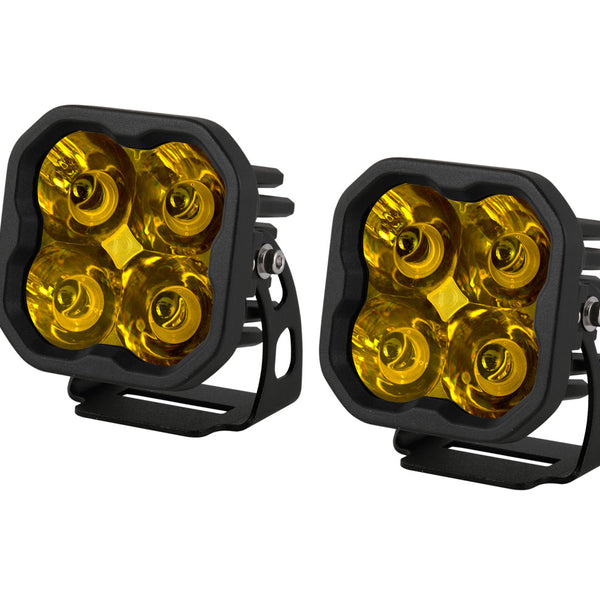 Diode Dynamics - DD6127P - SS3 LED Pod Sport Yellow Spot Standard (pair)