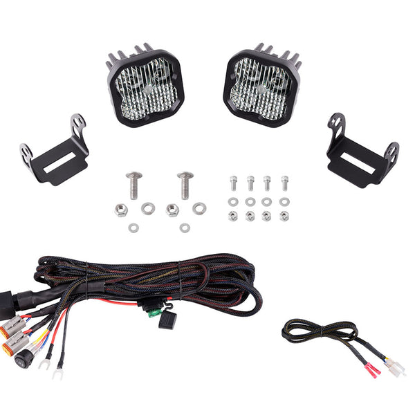Diode Dynamics - SS3 LED Ditch Light Kit For 2021 Ford Bronco  Sport White Combo