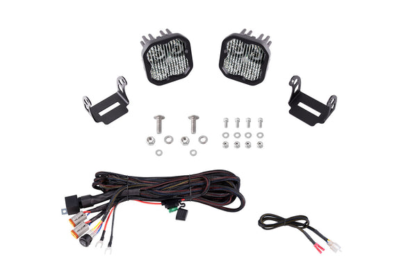 Diode Dynamics - SS3 LED Ditch Light Kit For 2021 Ford Bronco  Pro White Combo